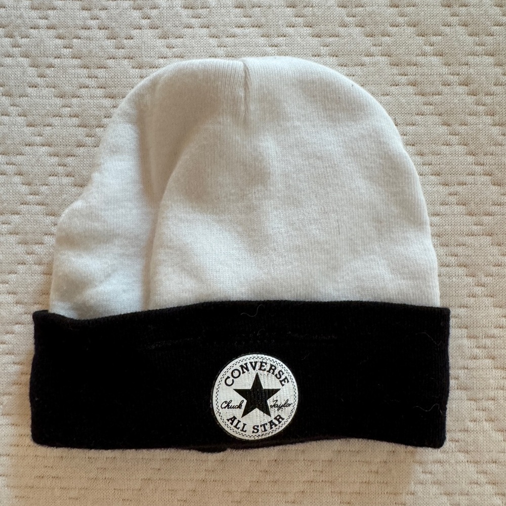 Converse baby beanie hat 0-6 month - like new